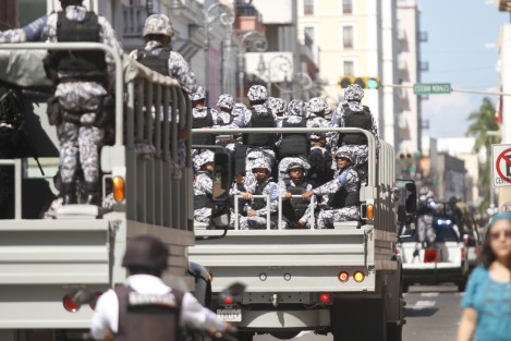 Para garantizar la seguridad de clientes y comerciantes durante el Buen Fin, en la ciudad se implementó un operativo de seguridad especial.
