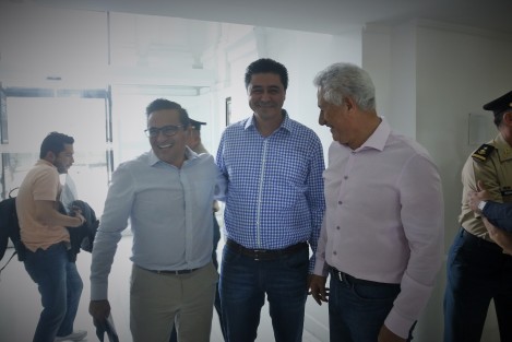 Acá casuales comentando los temas de seguridad en el estado. 