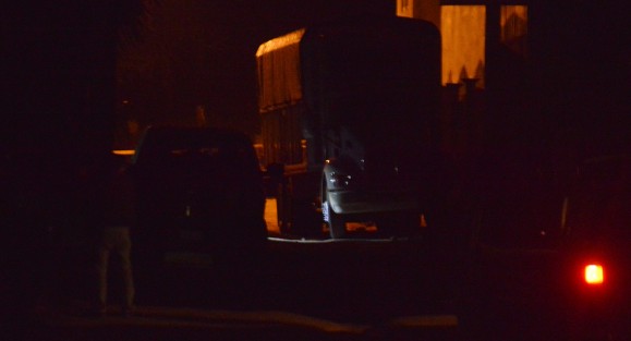 Sitio en que fuera asesinado el alcalde de Ixhuarán de Madero, su esposa y tres personas más.