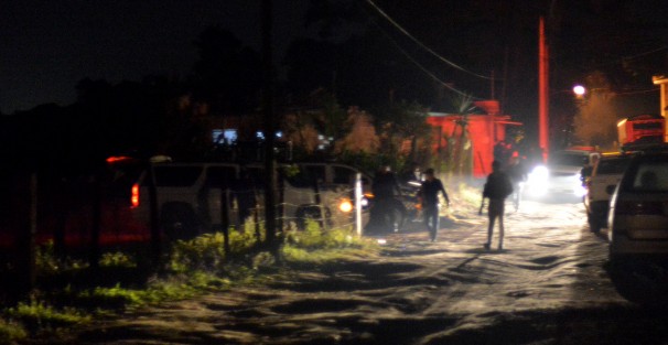 Sitio en que fuera asesinado el alcalde de Ixhuarán de Madero, su esposa y tres personas más.
