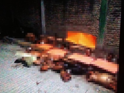 Durante la noche del sábado, los cuerpos desmembrados de cuatro personas, fueron dejados abandonados afuera de una telesecundaria de la colonia Libertad en Poza Rica, por un grupo de supuestos sicarios, los cuales al ser interceptados por elementos de la Policía se dieron a la fuga, originándose una persecución y un enfrentamiento donde 4 de los presuntos delincuentes fueron abatidos.  