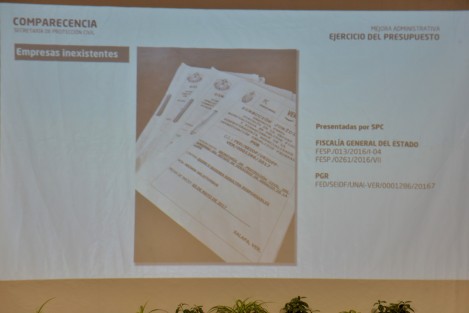 Durante su comparecencia,Yolanda Baizabal habló de las denuncias que tienen algunos de los funcionarios anteriores debido al mal uso de los apoyos no entregados.