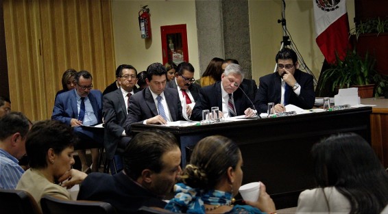 Ramón Tomás Alfonso Figuerola Piñera, quien informó a los diputados (as) sobre las denuncias presentadas por actos de corrupción, los procedimientos administrativos en contra de servidores públicos, los montos recuperados por daño patrimonial y las auditorías aplicadas a entes de la administración pública estatal.