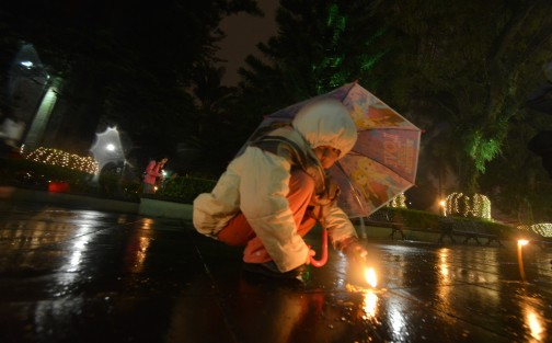 Como cada año se llevó a cabo la tradición del niño pedido en Los Lagos y en el parque Juárez de  Xalapa. 
