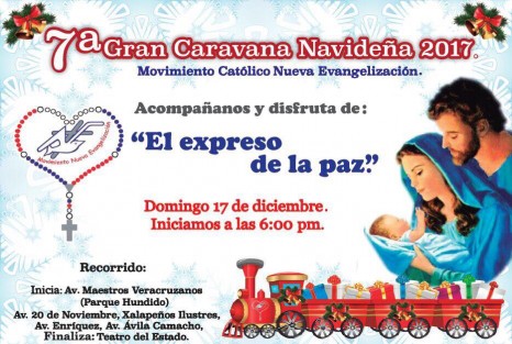 Este domingo otro desfile navideño recorrerá las calles de Xalapa, a partir de las 18:00 horas. Tome previsiones y tómelo con calma. 