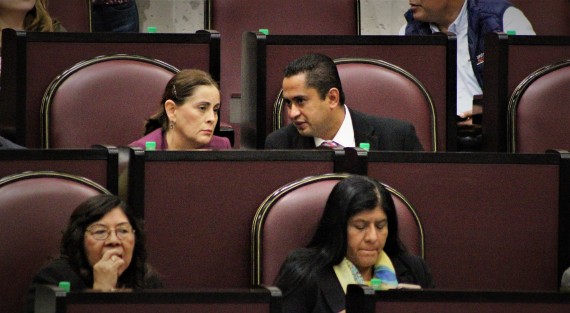 Después de un año no han entendido los diputados ni asesores que no se deben sentar en las curules de los diputados. Esta vez fue la diputada independiente July Scheridan, que la seguridad del Congreso  tuvo que ir a decirle que se levantara. 
