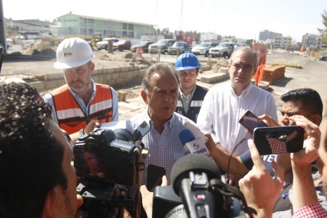 Miguel Ángel Yunes dijo que la obra de construcción del C 5 lleva un avance del 25%. 