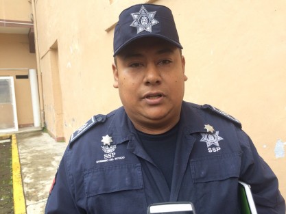 Oscar Méndez Hernández, Licenciado, comandante de la policía municipal de Tlapacoyan.