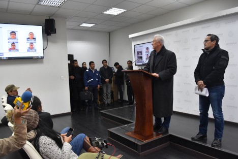 El fiscal Jorge Winckler Ortiz y el Secretario de Seguridad Pública Jaime Téllez Marié, dieron a conocer que detuvieron a 23 secuestradores y lograron la desarticulación de cuatro bandas delictivas; entre ellas la de Grupo Sombra, perteneciente al Cártel del Golfo.