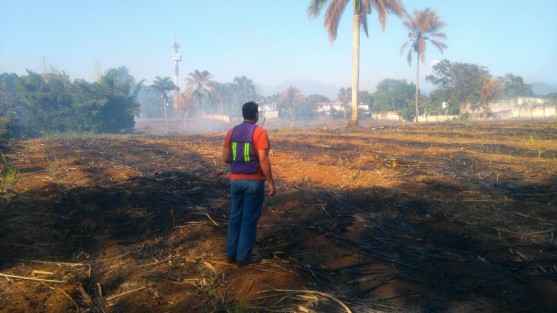 Personal de Protección Civil así como de Bomberos de Córdoba,se movilizaron para controlar el incendio de un pastizal que se localiza en las inmediaciones de la colonia Santa Isabel, en Córdoba, Ver., originado por la surada que se registra en la zona centro del estado.
