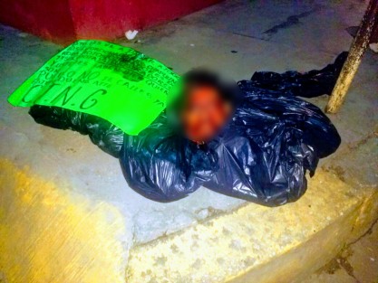 La madrugada de este martes fue hallada una persona del sexo masculino desmembrada cerca del mercado Adolfo López Mateos del municipio de Jáltipan.