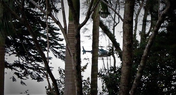 Como parte del reforzamiento de vigilancia en  Xalapa, este martes un helicóptero de la Fuerza Civil realizó recorridos por varias partes de la capital. 