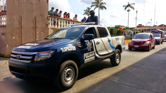 Policía municipal en vigilancia permanente tras la cuesta de enero. 
