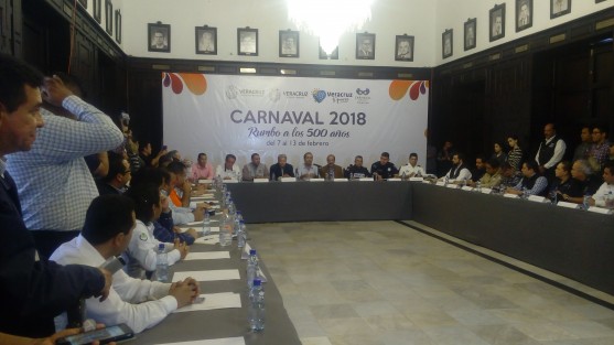 El comité del Carnaval anunció el operativo de seguridad para el Carnaval de Veracruz 2018. En este participarán más de 3 mil elementos de diversas corporaciones.