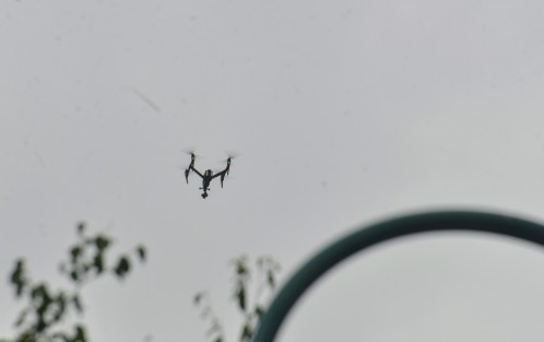 Llegaron los anunciados drones. 