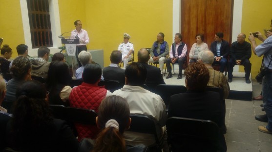 El gobernador de Veracruz, Miguel Ángel Yunes Linares, asistió a la inauguración de la remodelación del Archivo Histórico de la Ciudad de Veracruz.