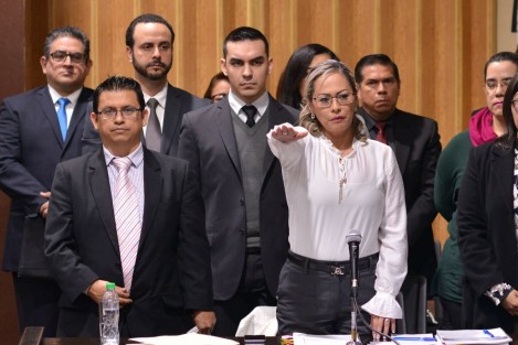 Ante las diputadas y diputados de la LXIV Legislatura de Veracruz, y a través de la Comisión Permanente de Derechos Humanos y Atención a Grupos Vulnerables, que preside el diputado Gregorio Murillo Uscanga, se llevó a cabo la comparecencia de la titular de la Comisión Estatal de Derechos Humanos, Namiko Matzumoto Benítez. 