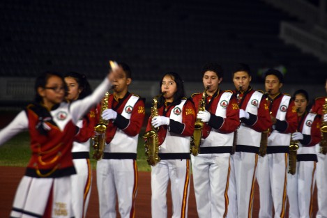 Con motivo del 101 aniversario de la Constitución Mexicana, marching bands de varias instituciones educativas de Xalapa marcharon desde el Teatro del Estado hasta llegar al Estadio Xalapeño, donde lucieron sus mejores pasos y melodías ante miles de xalapeños.