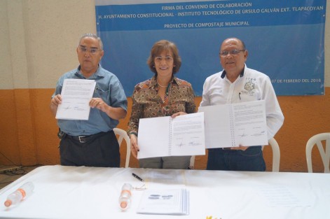 ITUG y ayuntamiento firman convenio de colaboración para proyectos de reciclaje y compostaje.

