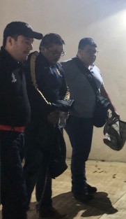 Luego de la medianoche, Roberto N., exdirector de la Fuerza Civil, fue trasladado de los juzgados al penal de Pacho Viejo.