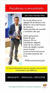 Sus amigos piden ayuda para localizarlos.