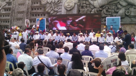 Teniendo como escenario, el Mural a la Cultura Totonaca fue presentado el elenco artístico, la programación, actividades y todo lo concerniente a la celebración de Cumbre Tajín 2018, a realizarse del 16 al 21 de Marzo próximo. 