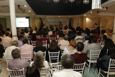 El consejo directivo estatal de MORENA, realizó el Primer Encuentro Estatal de Alcaldes de este partido político. El encuentro de munícipes, fue presidido por Cuitláhuac García Jiménez y Rocío Nahle.