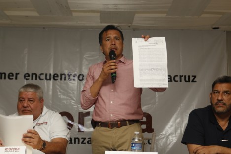 El consejo directivo estatal de MORENA, realizó el Primer Encuentro Estatal de Alcaldes de este partido político. El encuentro de munícipes, fue presidido por Cuitláhuac García Jiménez y Rocío Nahle.