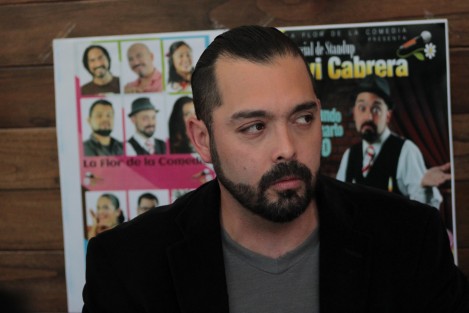 Javi Cabrera en conferencia cafetera anunció la presentación de su espectáculo Llegando al Cuarto Piso el próximo viernes. 