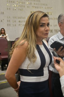 La diputada local María Josefina Gamboa Torales, dijo que demandará a quien resulte responsable por la filtración del documento donde la sentencian. 