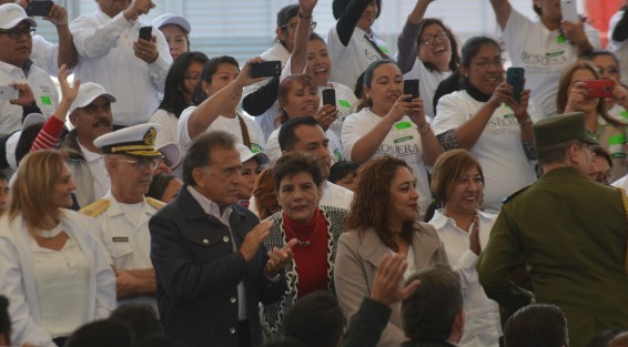 Inauguran almacén granelero de Diconsa en Totalco, Ver. 