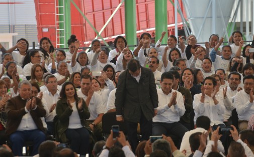 Inauguran almacén granelero de Diconsa en Totalco, Ver. 