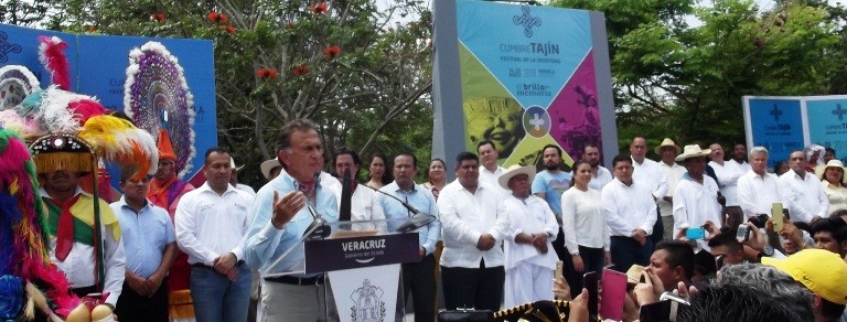 Fue inaugurada la edición 19 del Festival Cumbre Tajín, El Brillo de la Memoria. 