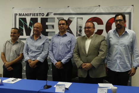 Empresarios adheridos a COPARMEX, presentaron el Manifiesto México, que está integrado por 6 propuestas para los candidatos a la gubernatura.
