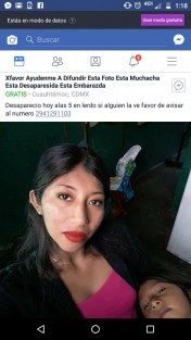  Jenny Judith S. V., es la joven mujer quien con 9 meses de embarazo fuera asesinada para sustraerle a su bebé. La tarde de este miércoles la bebé habría sido recuperada, y  la responsable de los hechos ya  es buscada. 