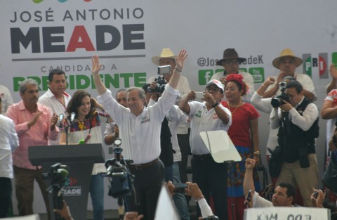 El candidato José Antonio Meade se comprometió con campesinos y ganaderos de todo el país en un encuentro denominado Pacto por el Campo, que se realizó en terrenos del Ingenio El Modelo, en la ciudad de Cardel, Veracruz.  