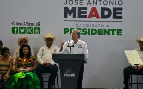El candidato José Antonio Meade se comprometió con campesinos y ganaderos de todo el país en un encuentro denominado Pacto por el Campo, que se realizó en terrenos del Ingenio El Modelo, en la ciudad de Cardel, Veracruz.  