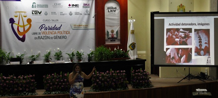 En el auditorio del Congreso fue impartido un curso taller que organizó el INE, el OPLE y la SEGOB de Paridad libre de violencia política en razón de género. 
