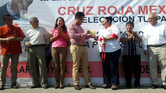 Con buena respuesta cerrarán la colecta anual de Cruz Roja en Tlapacoyan.