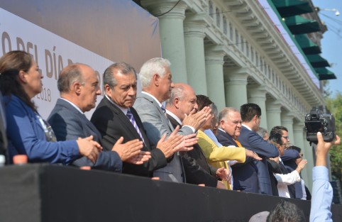 Desfile del 1 de Mayo en Xalapa. 