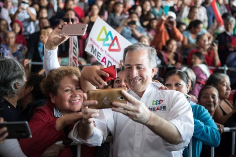 El candidato de la coalición <em>Todos por México</em>, José Antonio Meade Kuribreña, estuvo en Poza Rica para un encuentro con trabajadores petroleros y militantes del distrito  05 y de la región norveracruzana.  