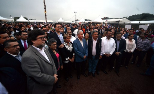 Autoridades estatales, municipales y de turismo inauguraron la Feria Internacional del Café Coatepec 2018; esta vez es un recinto ferial distinto.