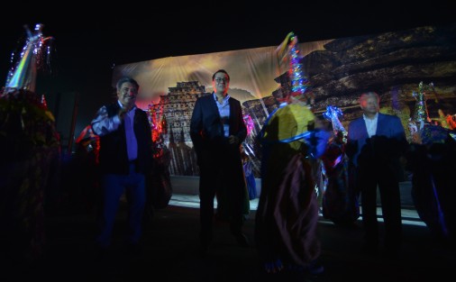Autoridades estatales, municipales y de turismo inauguraron la Feria Internacional del Café Coatepec 2018; esta vez es un recinto ferial distinto.