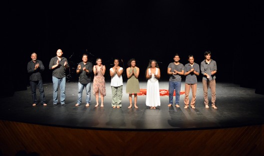 En la sala Dagoberto Guillaumin del Teatro del Estado, se presentó la puesta en escena  <em>Sabor a mí</em>, poesía, música y danza, lenguajes distintos rindiendo tributo al amor; bajo la producción de Malitzi Arte Escénico del Estado de Morelos. 