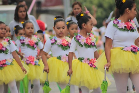 Este domingo el segundo desfile de las flores 2018 recorrió calles de Xalapa.