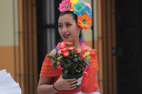 Este domingo el segundo desfile de las flores 2018 recorrió calles de Xalapa.