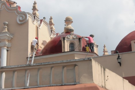 La antigua iglesia de San José, en Xalapa, Ver.  se encuentra siendo intervenida actualmente, por daños que debido alpaso del tiempo. La obra es supervisada por el INAH. 