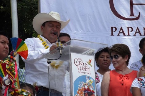 Iniciaron las actividades de la Feria de Corpus Christi en el municipio de Papantla, Ver., una celebración con gran arraigo en la región, en la que se realizarán más de 400 actividades, que conjuntarán danza, música y tradición, a realizarse del 26 de mayo al 3 de junio.