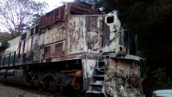 Una camioneta cargada de combustible fue arrollada por el tren de carga a la altura de Xúchiles, entre Omealca y Cuichapa, alrededor de las 22:30 horas del sábado, cuando el ferrocarril, jalado por la Máquina 4722 se dirigía de Veracruz a la Ciudad de México por la línea S VCI (Sureste-Veracruz-Centro -Istmo) a la altura PKG23, y no tuvo tiempo de detener la marcha, arrollando a su paso el obstáculo. 