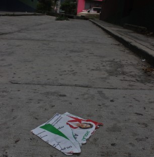 La basura electoral, que casi nadie recoge.